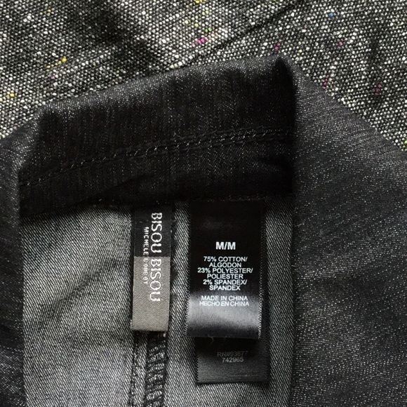 DUSTER VINTAGE BISOU DENIM Charcoal MIDI Distressed NATURALLY - Picture 3 of 10